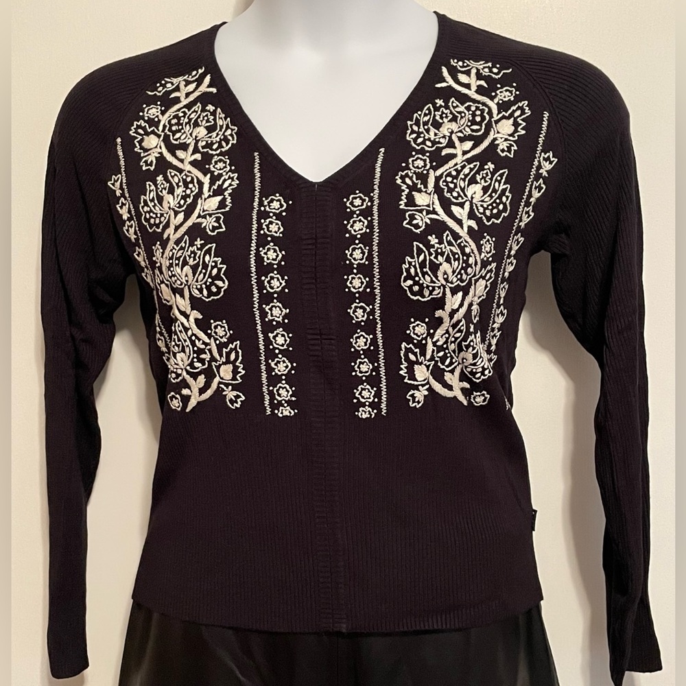 Embroidered Sweater